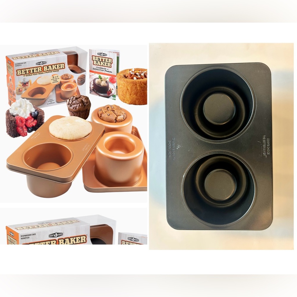 Cook's Choice 2-In-1 Better Baker Edible Food Bowl & Muffin Maker